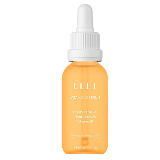The Ceel Vitamin C Serum: 20% Ascorbic Acid - Brighten, Rejuvenate & Reduce Dark Spots | Glutathione & Ferulic Acid for Luminous Skin Complexion