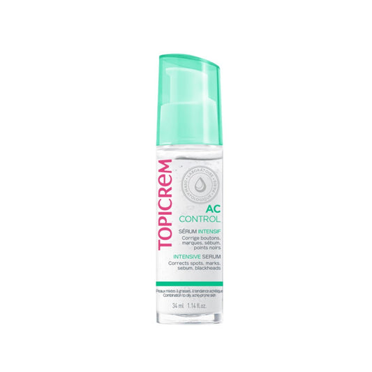 Topicrem AC Control Serum: Intensive Acne & Blemish Treatment | Facial Serum for Acne-Prone Skin, 34ml