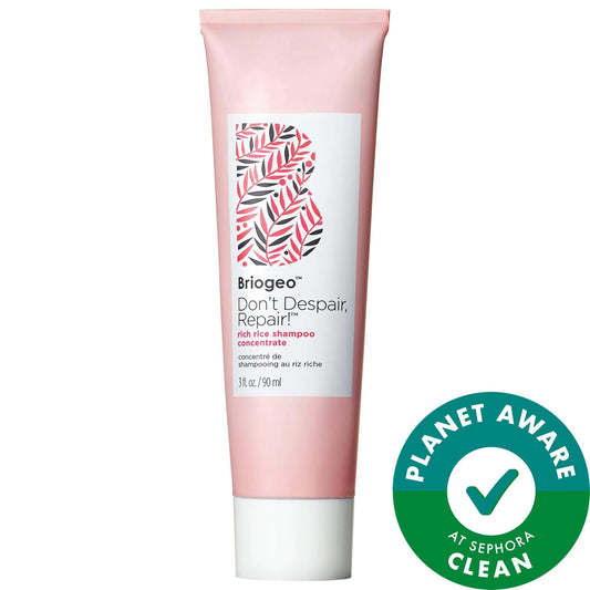 Briogeo Don't Despair, Repair. Rich Rice Water Shampoo Concentrate - Sulfate-Free, Vegan, and Cruelty-Free Hair Care