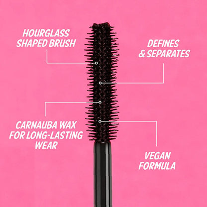 theBalm Big Fan Defining Mascara: Xtra-Lush Brush for Volumizing & Long-Lasting Eyelash Enhancement Ð Achieve Dramatic, Thick Lashes All Day.
