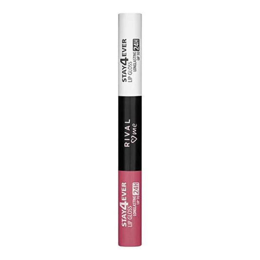 Rival Loves Me Stay4ever Hibiscus Pink Lip Gloss: Long Lasting, Vibrant Color, Glossy Finish - 7ml