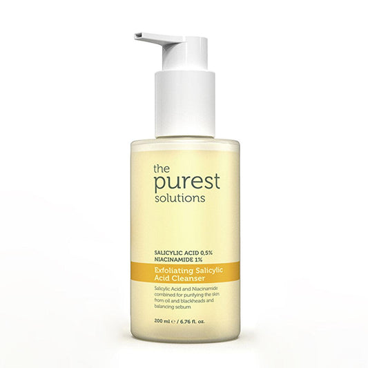 The Purest Solutions Facial Cleansing Gel for Oily Skin - Salicylic Acid & Niacinamide Enriched