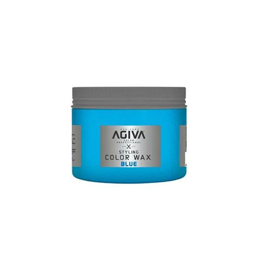 Agiva Blue Temporary Hair Color Wax 120ml - Styling & Coloring for Creative Hairstyles