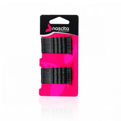 Nascita Black Hair Bun Clips - 36 Pack | Ideal for All Hair Types