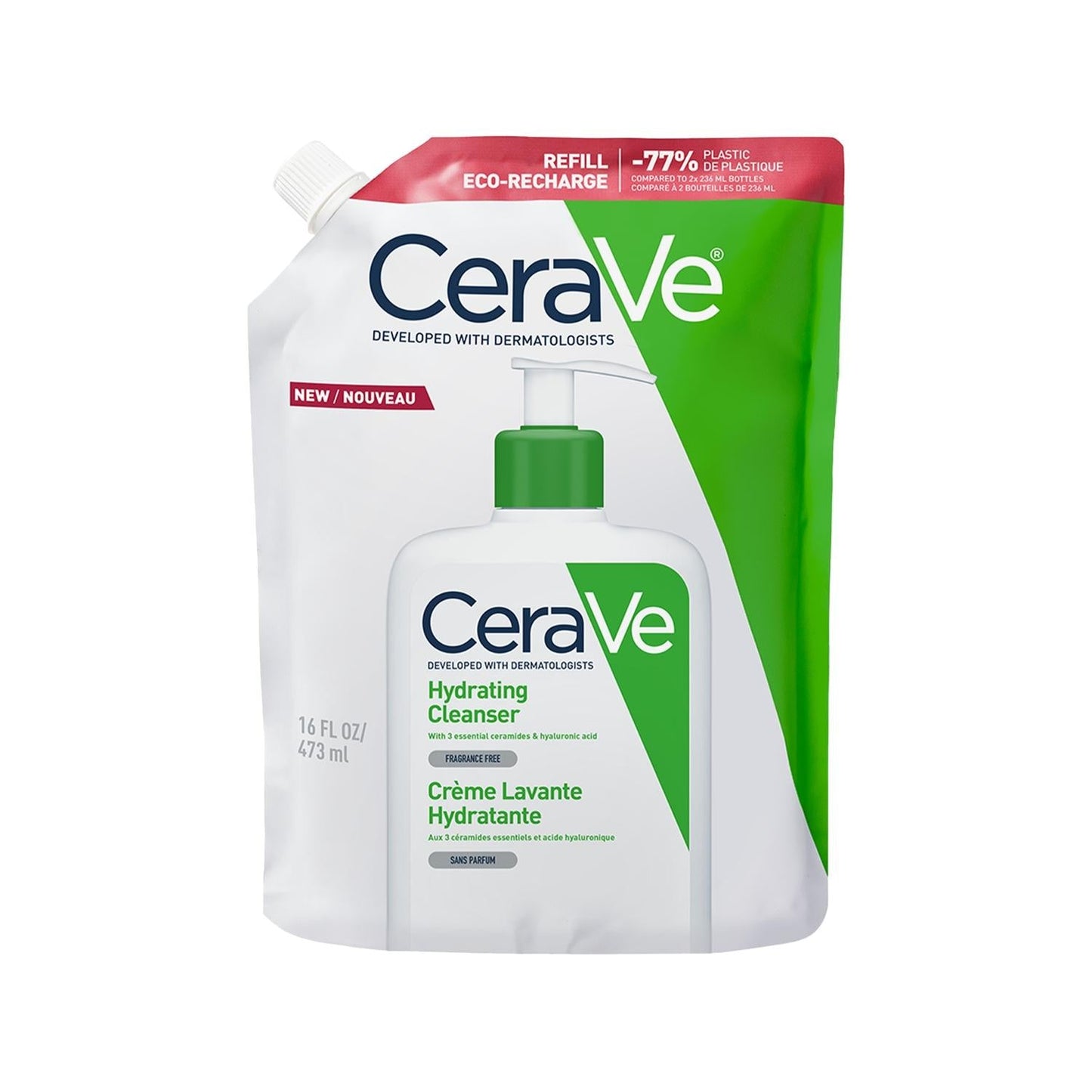 CeraVe Hydrating Cleanser Refill Pack 473 ml