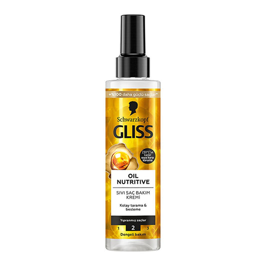 Gliss Hair Care Cream - Nourishing Treatment with Omega 9 & Marula Oil for Damaged Hair