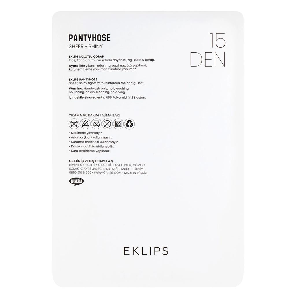 Eklips Plum Pantyhose Soft Comfort Tights in Size M