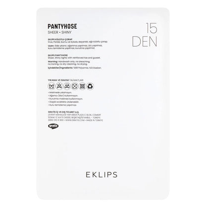 Eklips Plum Pantyhose Soft Comfort Tights in Size M