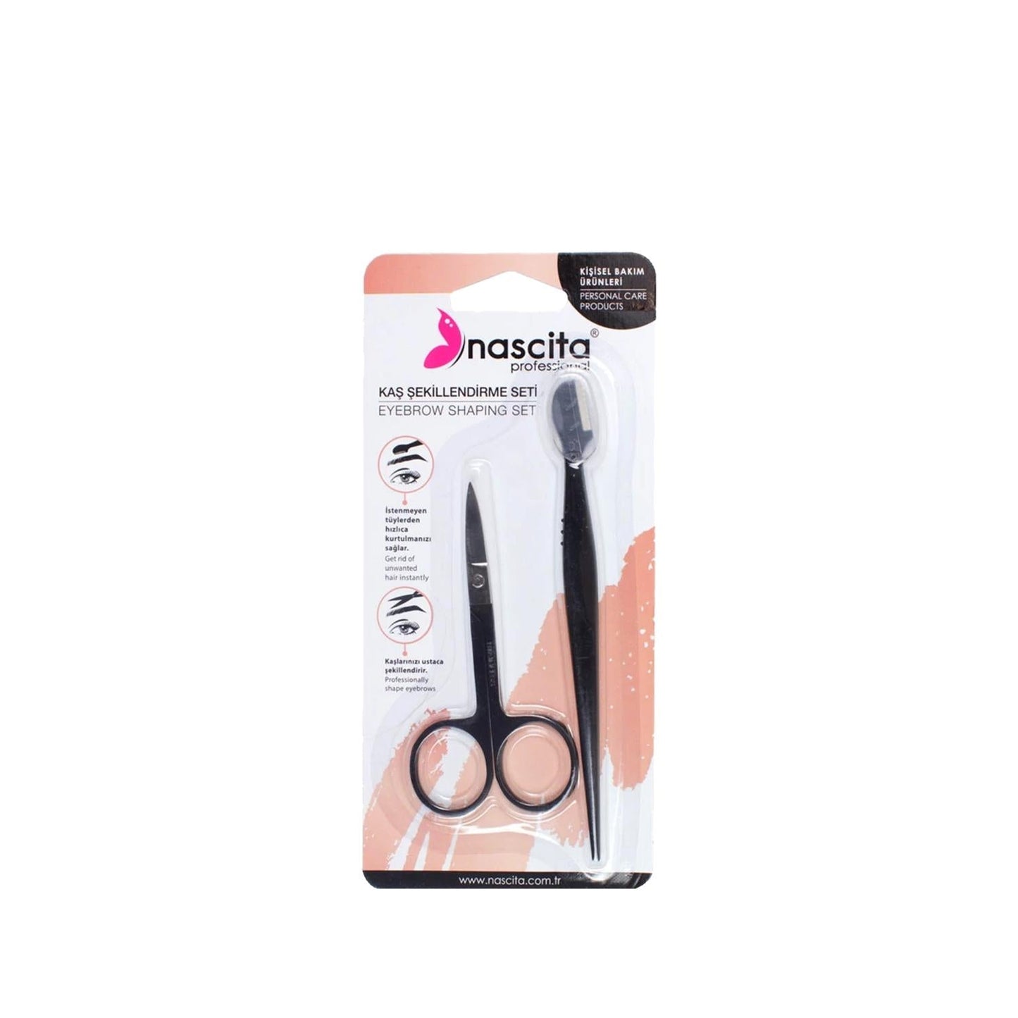 Nascita Eyebrow Shaping Set - Precise Grooming Kit for At-Home Use - NASRAZOR0004