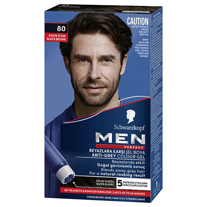 Men Perfect Hair Dye - Quick & Natural Looking Grey Hair Coverage for Men