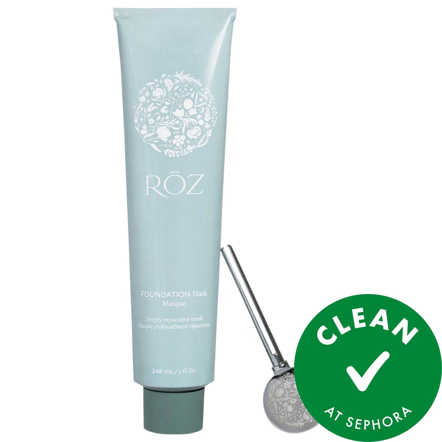 RŌZ Foundation Hydrating & Reparative Hair Mask - Vegan, Gluten-Free, Cruelty-Free Hair Care for Dry & Damaged Hair