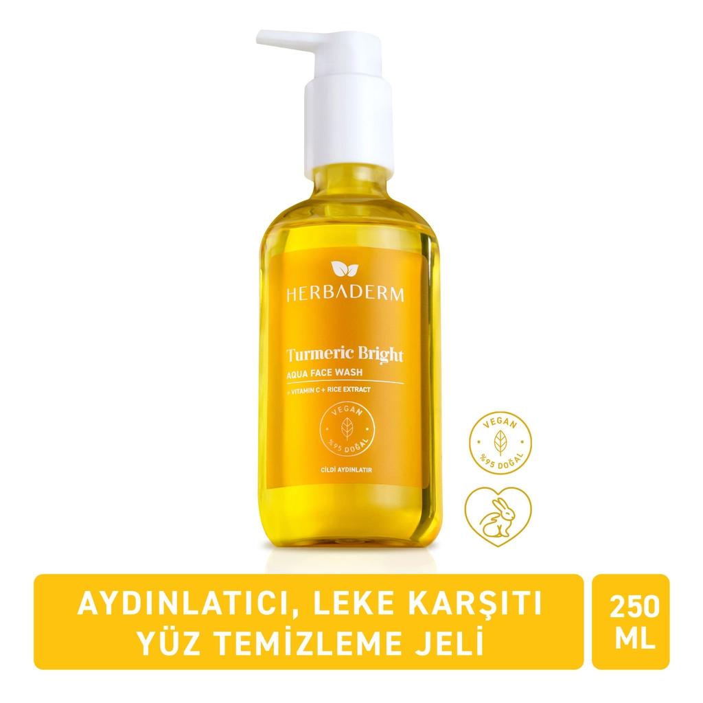 Herbaderm Turmeric Bright Aqua Cleansing Gel 250 ml
