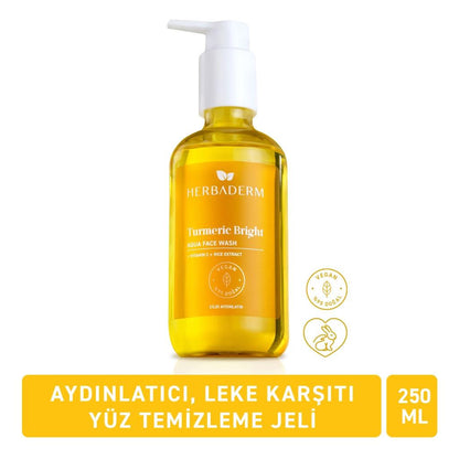Herbaderm Turmeric Bright Aqua Cleansing Gel 250 ml