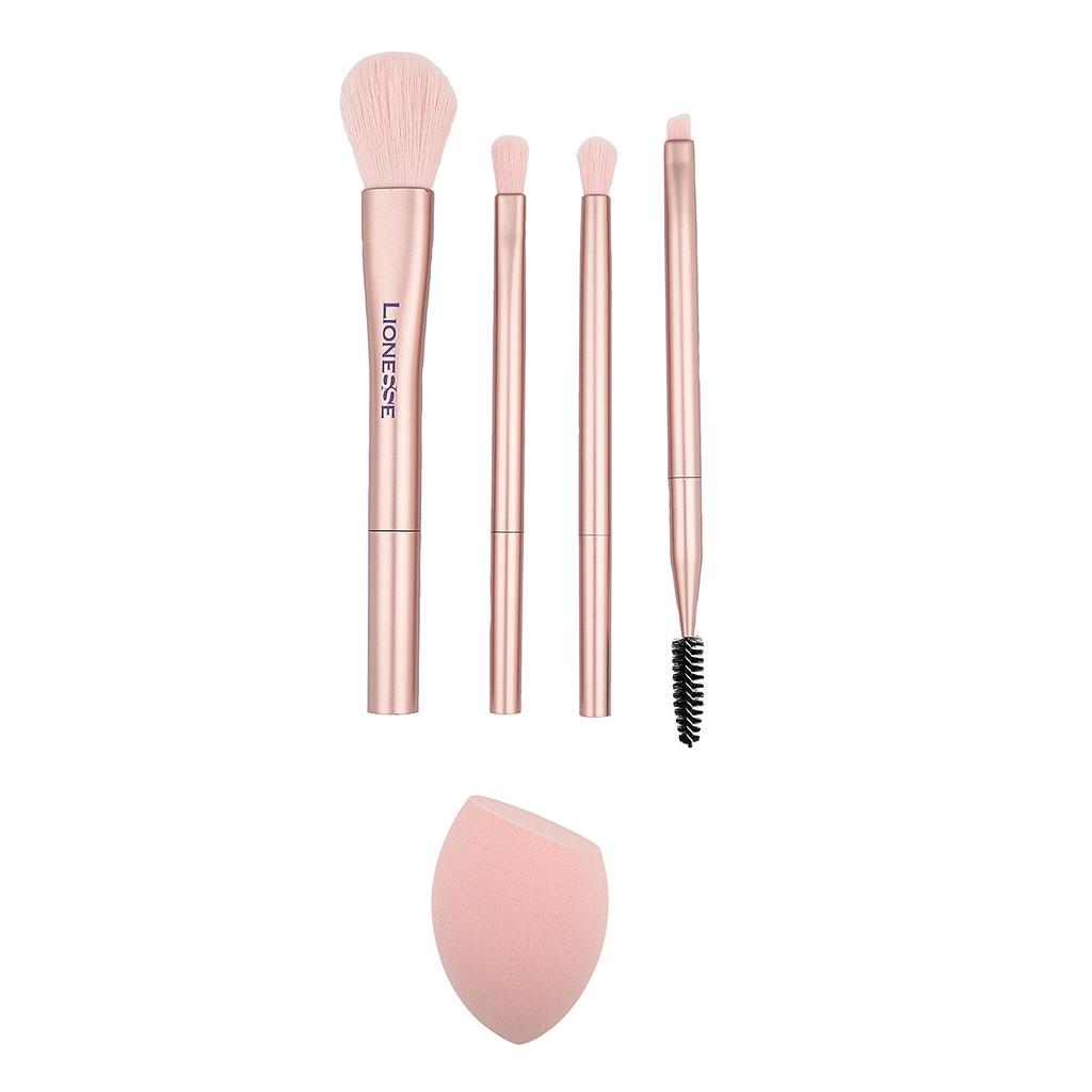 Lionesse 1080 Makeup Brush Set for Flawless Application