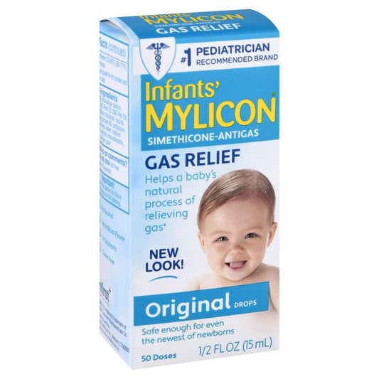 Infants' Mylicon Simethicone Antigas Original Drops Gas Relief ,0.50 Oz
