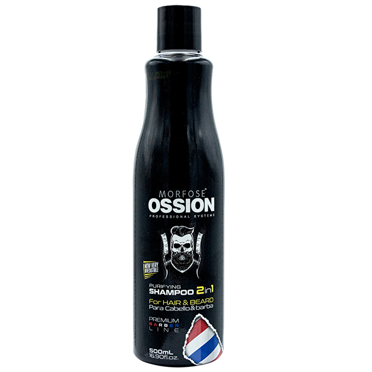 Morfose Ossion Premium Barber Purifying Shampoo 17oz - Nourishing Formula | Salon Quality