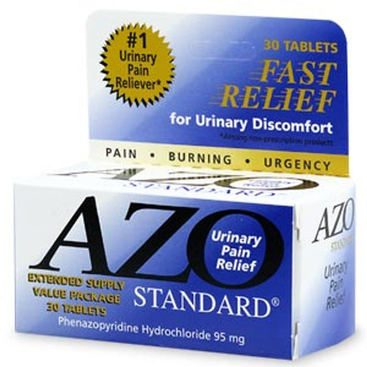 AZO Urinary Pain Relief Tablets, 95 mg (30 ct. Value Size)