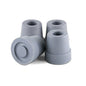 Essential Medical Supply T50012g Quad Cane Tips, Gray, 1/2 Inch