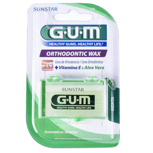 GUM Cera Dental Para Ortodoncia Menta