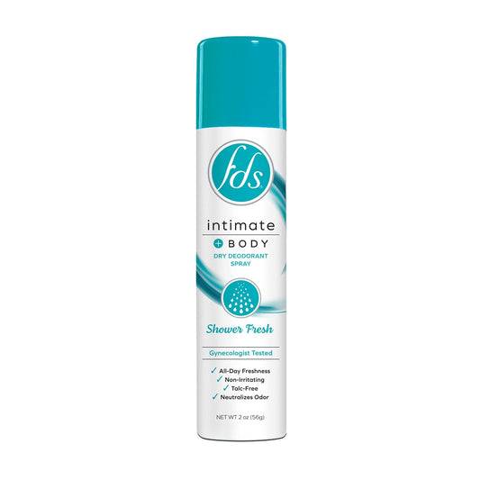 FDS Feminine Shower Fresh Deodorant Spray - 2 Oz