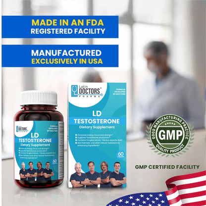 Latin Doctor TESTOSTERONE 60ct