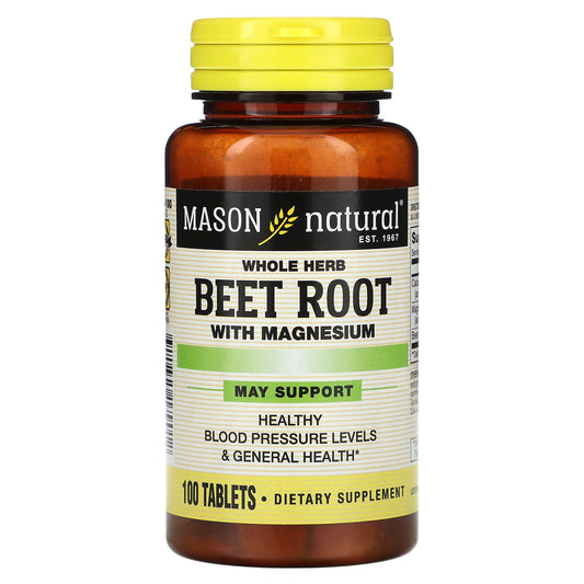 Mason Natural® Beet Root (500 mg) with Magnesium