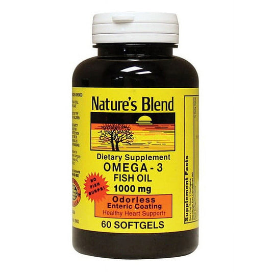 Nature's Blend Omega-3 Fish Oil - 1000 Mg - Softgels