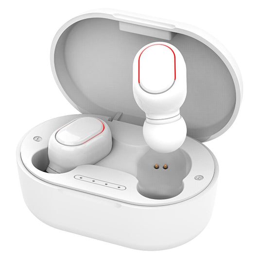 Asonic Bluetooth 5.0 TWS Earbuds: Wireless Headphones with Mic, Portable Design, & USB Charging - Compatible with All Cell Phones