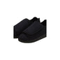 Silverts Slippers - Black, Size 9 / 2X-Wide