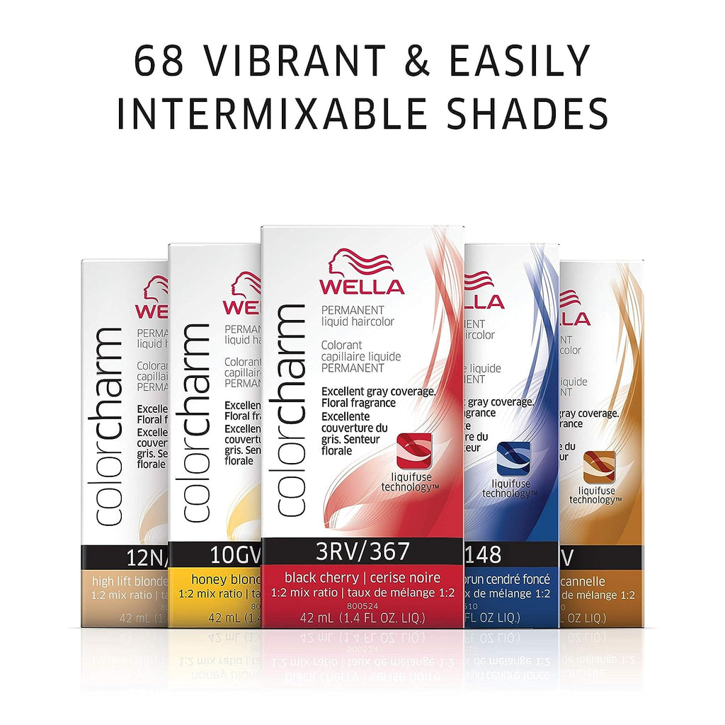 Wella Color Charm Permanent Liquid Haircolor - 1001 10N Satin Blonde
