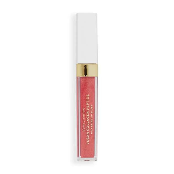 Revolution Pro Vegan Collagen Peptide High Shine Lip Gloss Bombshell - Moisturizing, Vegan, Cruelty-Free