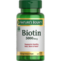 Nature's Bounty Super Potency Biotin 5000 Mcg Vitamin Supplement Rapid Release Liquid Softgels