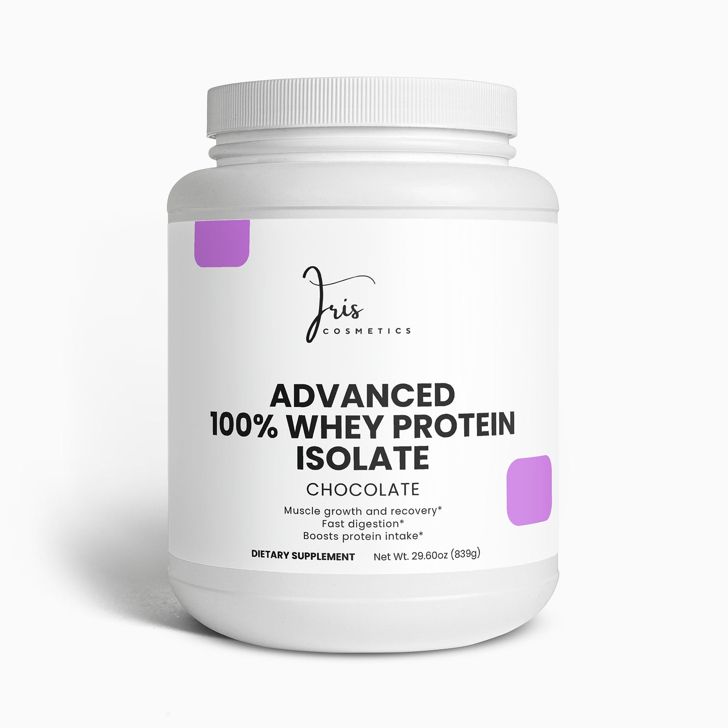 Iris Cosmetics Advanced 100% Whey Protein Isolate (Chocolate)