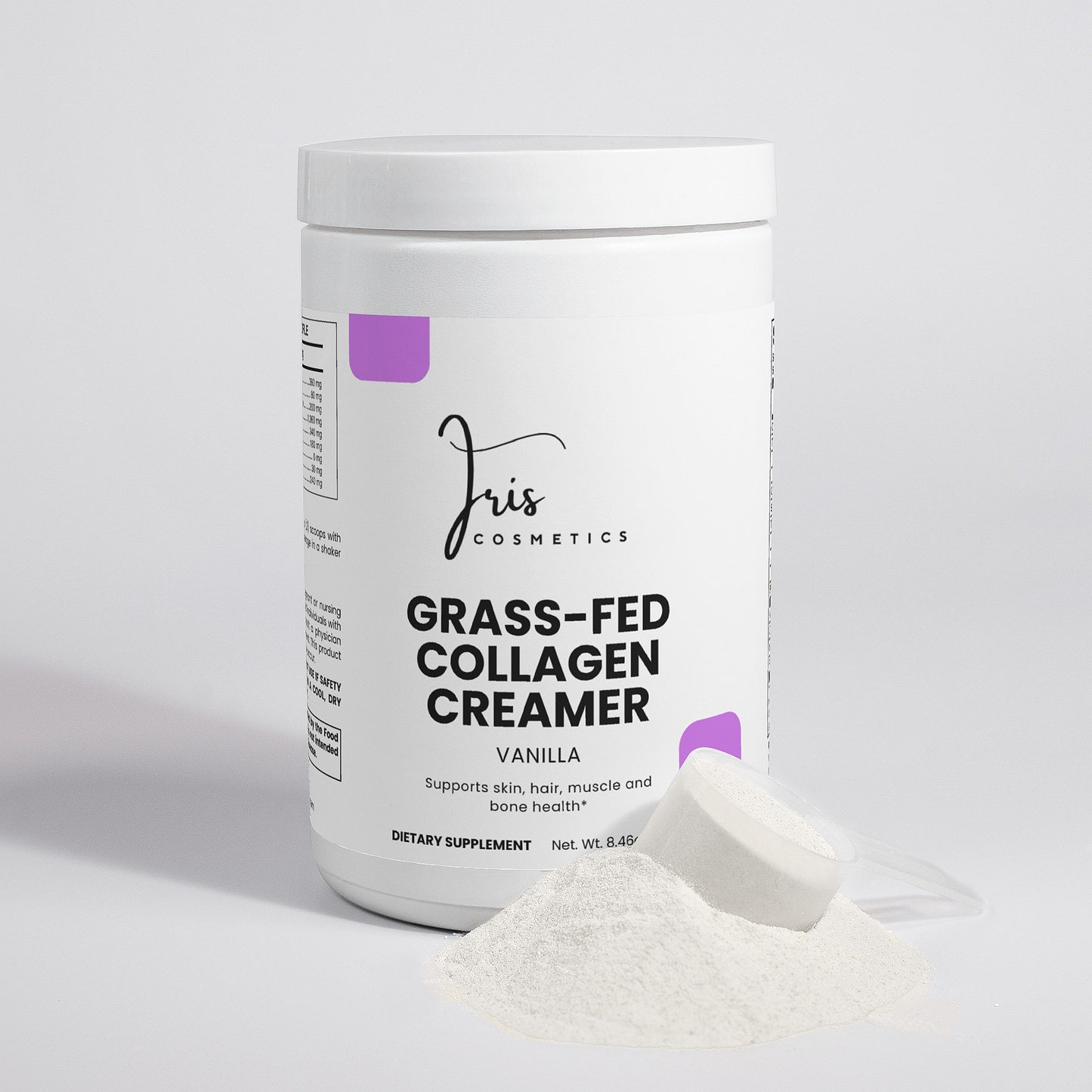 Iris Cosmetics Grass-Fed Collagen Creamer (Vanilla)