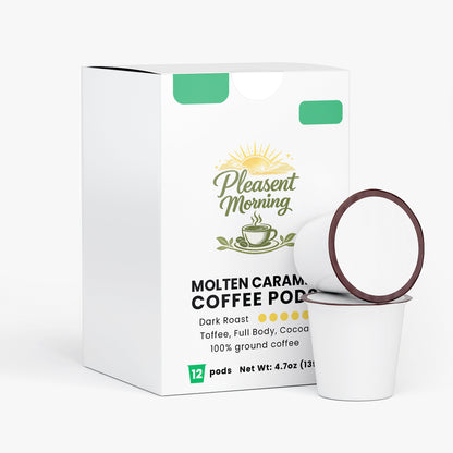 Pleasent Morning Molten Caramel Coffee Pods (Dark Roast)
