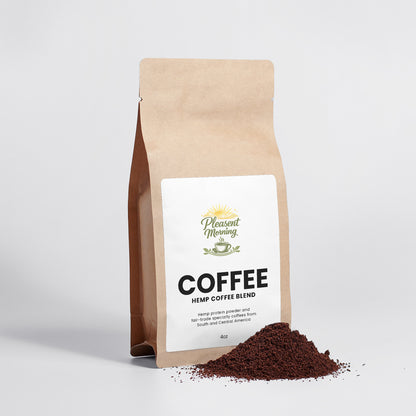 Pleasent Morning Hemp Coffee Blend - Medium Roast 4oz