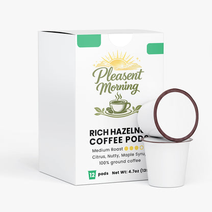 Pleasent Morning Rich Hazelnut Coffee Pods (Medium Roast)