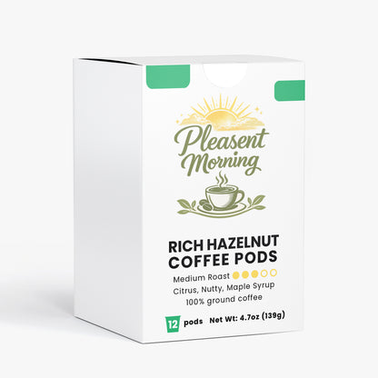 Pleasent Morning Rich Hazelnut Coffee Pods (Medium Roast)