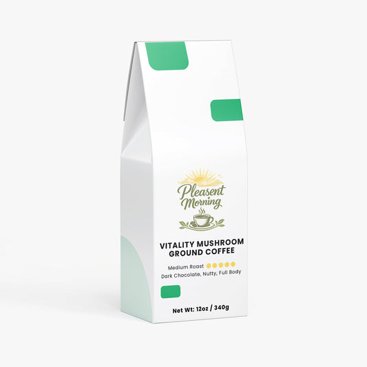 Pleasent Morning Vitality Mushroom Coffee (Medium Roast)