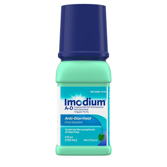 Imodium Oral  Solution Mint  Flavor Anti Diarrheal 4 Oz