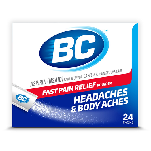 BC Powder Max Strength Stick Packs – Fast Pain Relief Powder, 24 ct