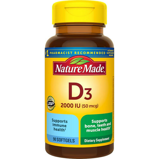 Nature Made® Vitamin D3 - 2000 IU (50 Mcg)