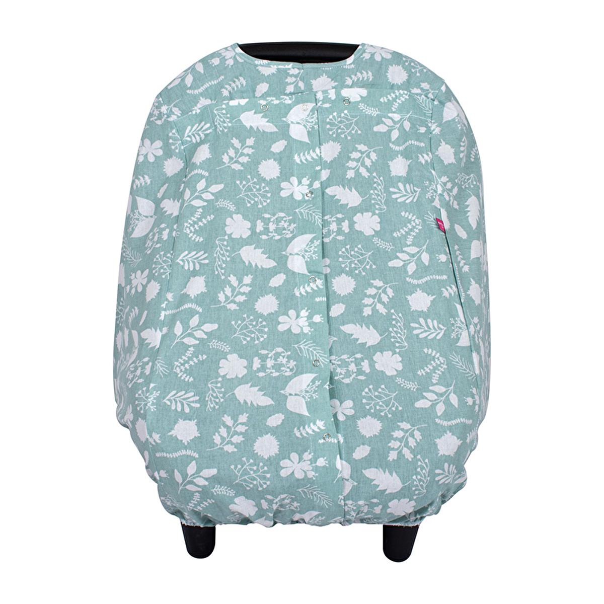 Sevi Bebe Baby Carrier Cover - Soft Cotton, Breathable, Sun & Insect Protection - Universal Fit