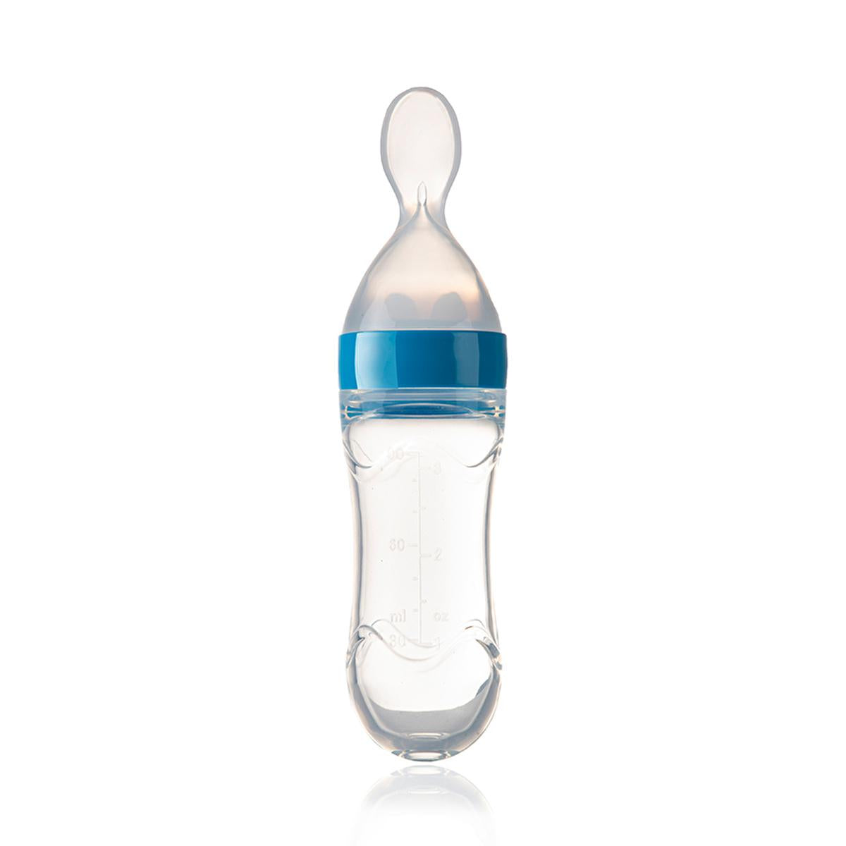 Babyjem Baby Squeeze Spoon - BPA-Free, One-Handed Feeding, Silicone Baby Feeding Utensils, Baby Feeding Accessories, Baby Feeding Spoon