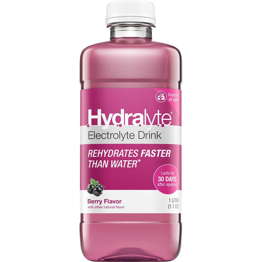 Hydralyte  Electrolyte Berry Liquid 33.8 Oz