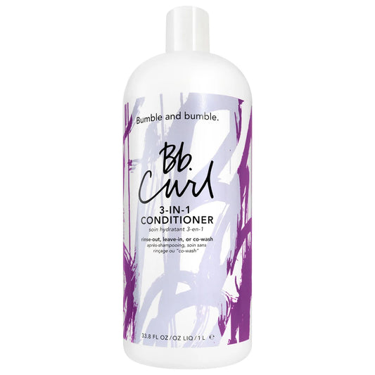 Curl 3-in-1 Moisturizing Conditioner for Curly Hair - Vegan, Sulfate-Free, Moisturizes & Detangles