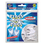 Staino Floss 'n Toss Dental Floss Picks - 40 Individually Wrapped Picks for Optimal Oral Hygiene
