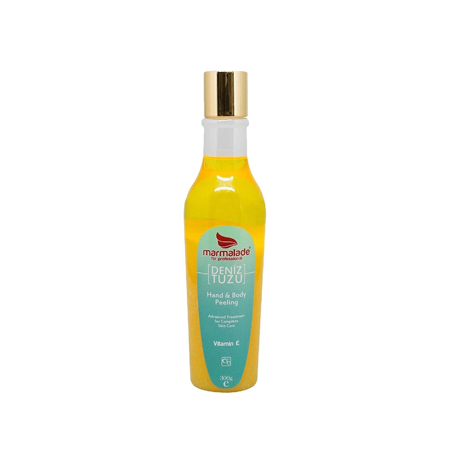 Marmalade Sea Salt Body and Hand Scrub - Natural Exfoliant for Smooth Skin, 300g