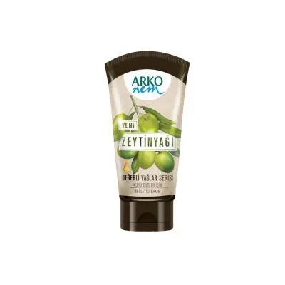 Arko Nem Olive Oil Cream: Natural Moisturizing Cream for Dry Skin, Daily Hydration, Non-Greasy Formula - Olive Oil Skincare