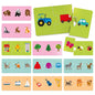 Headu Educational Puzzle for Toddlers - Matching Puzzle for Kids Aged 2-5 Years, Enhances Cognitive Development